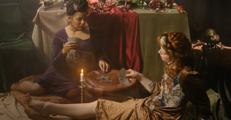 Festival Foods - Women Playing with Cards