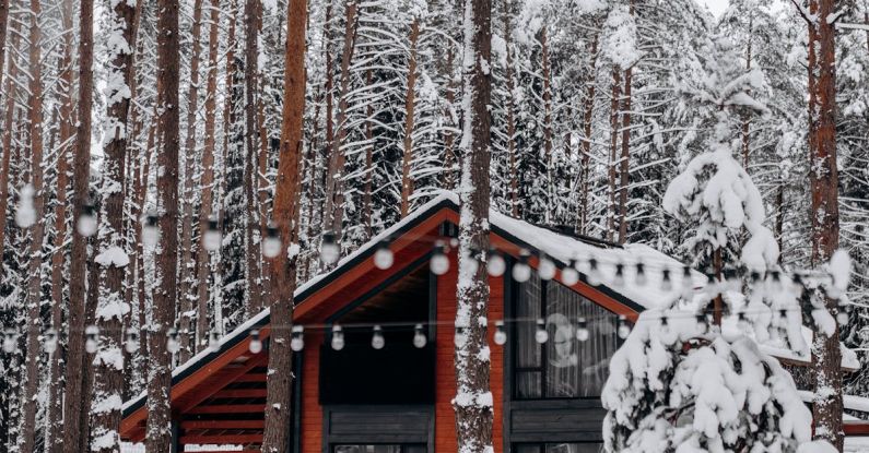 New Year Celebrations - House Covered With Snow