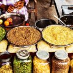 Street Food Culture - Clear Glass Jars With Assorted Foods