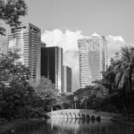 Chatuchak - Bridge in the Chatuchak Park in Bangkok, Thailand