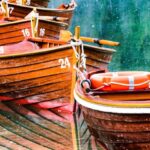 River Boats - Dolomites, Italy.