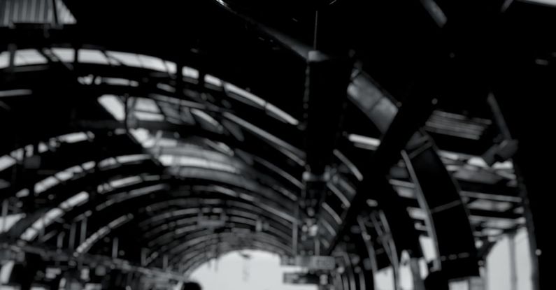 Rush Hour - Grayscale Photography of Train Clock Reads at 4:09