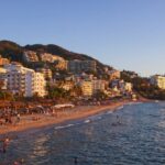 Budget Hotels - Beach at sunset light in Puerto Vallarta
