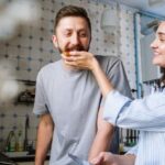 Guesthouses - Happy Couple Having Breakfast